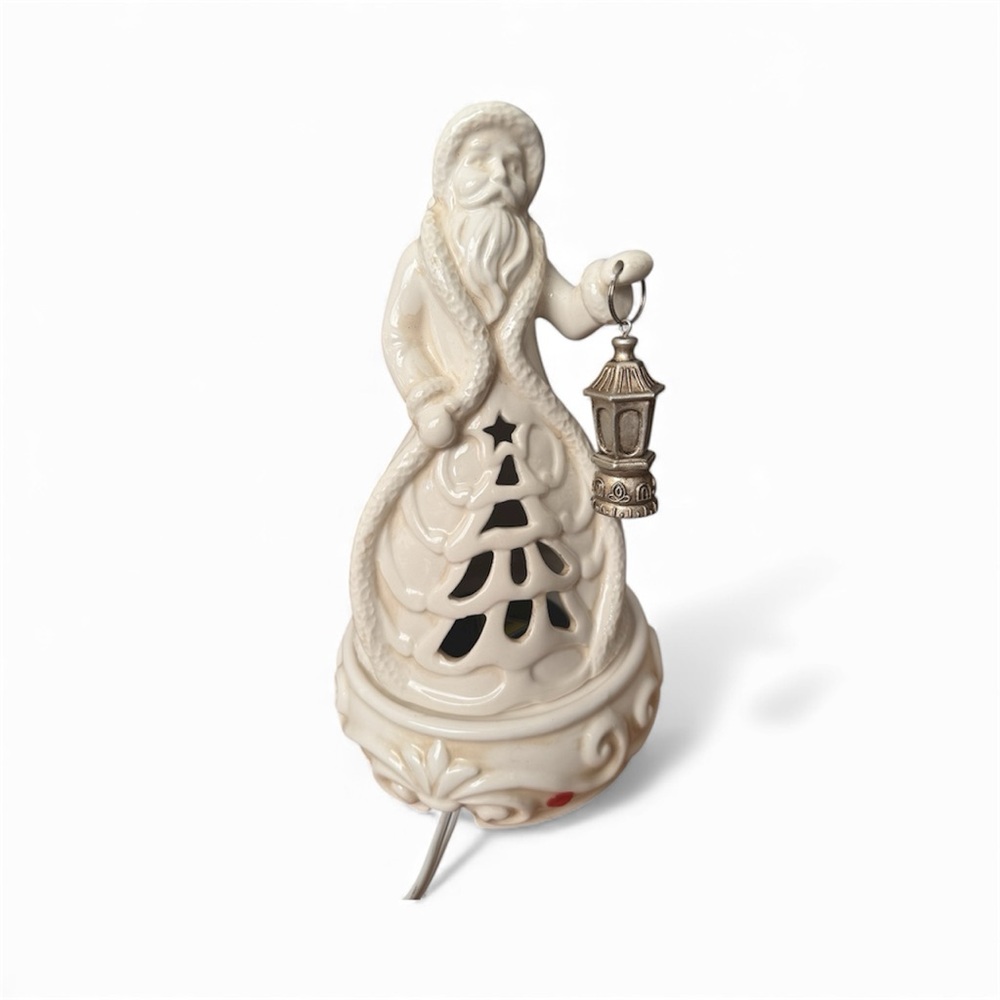Scentsy RETIRED Festive Old World Santa Electric Wax Warmer, Christmas Decor